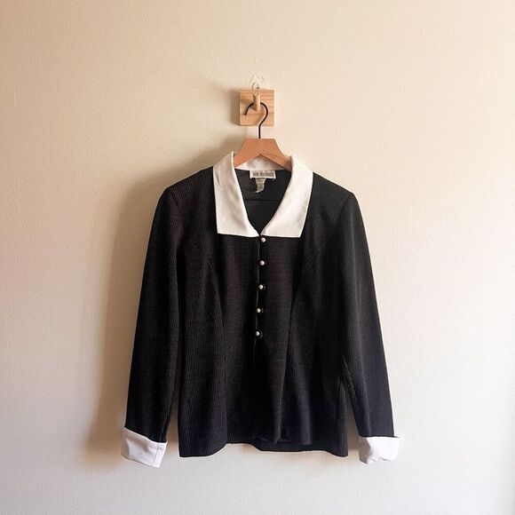 Vintage Jodi Michaels Polka Dot Blouse Size S - Picture 4 of 8